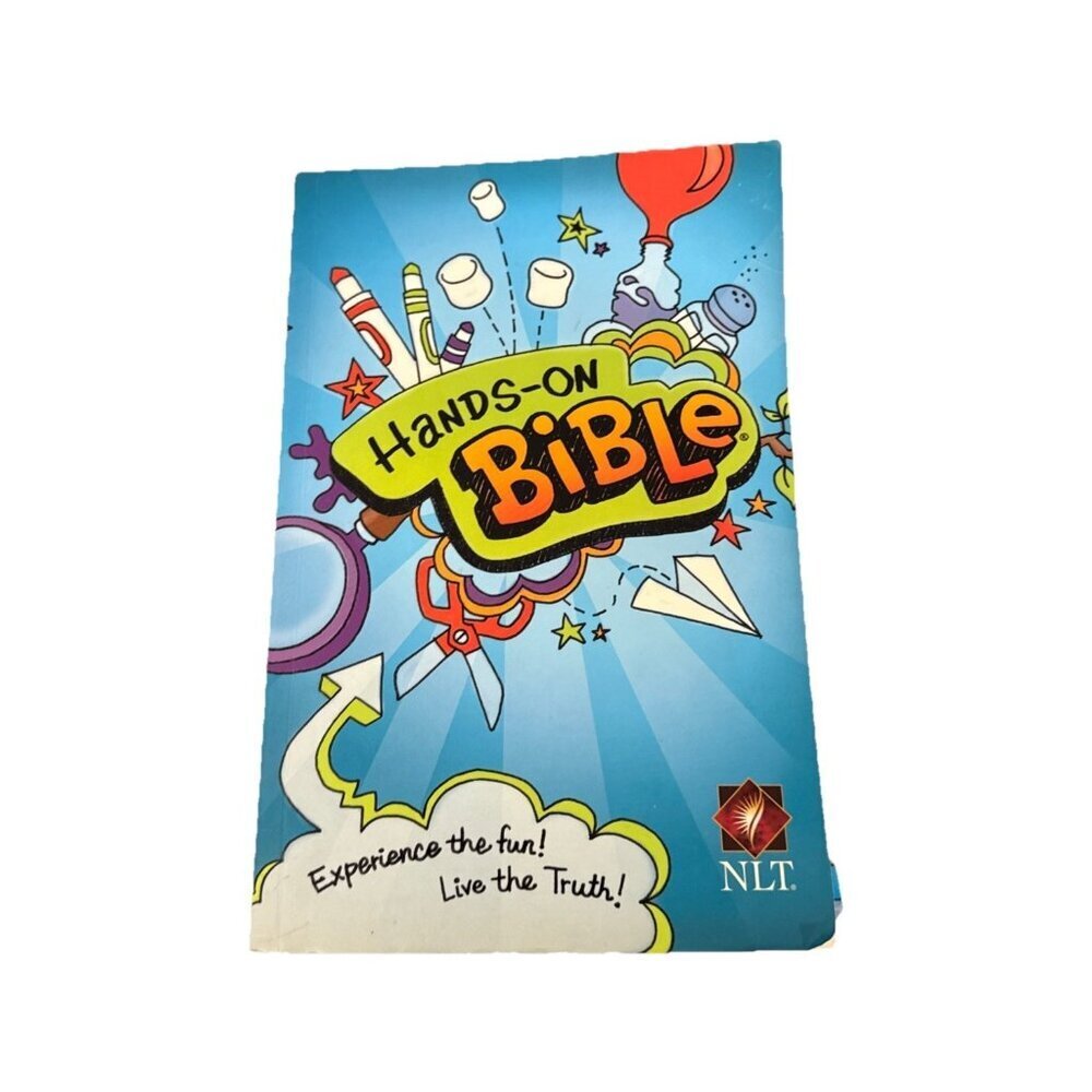 Hands-On Bible NLT Tyndale Group Kids Illustrated Bible Paperback Ages 9-12